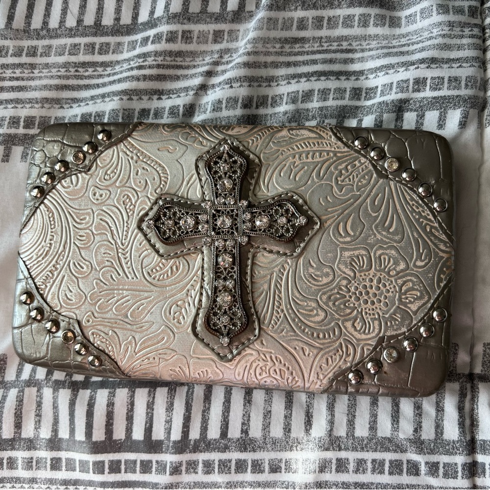 Western style leather wallet